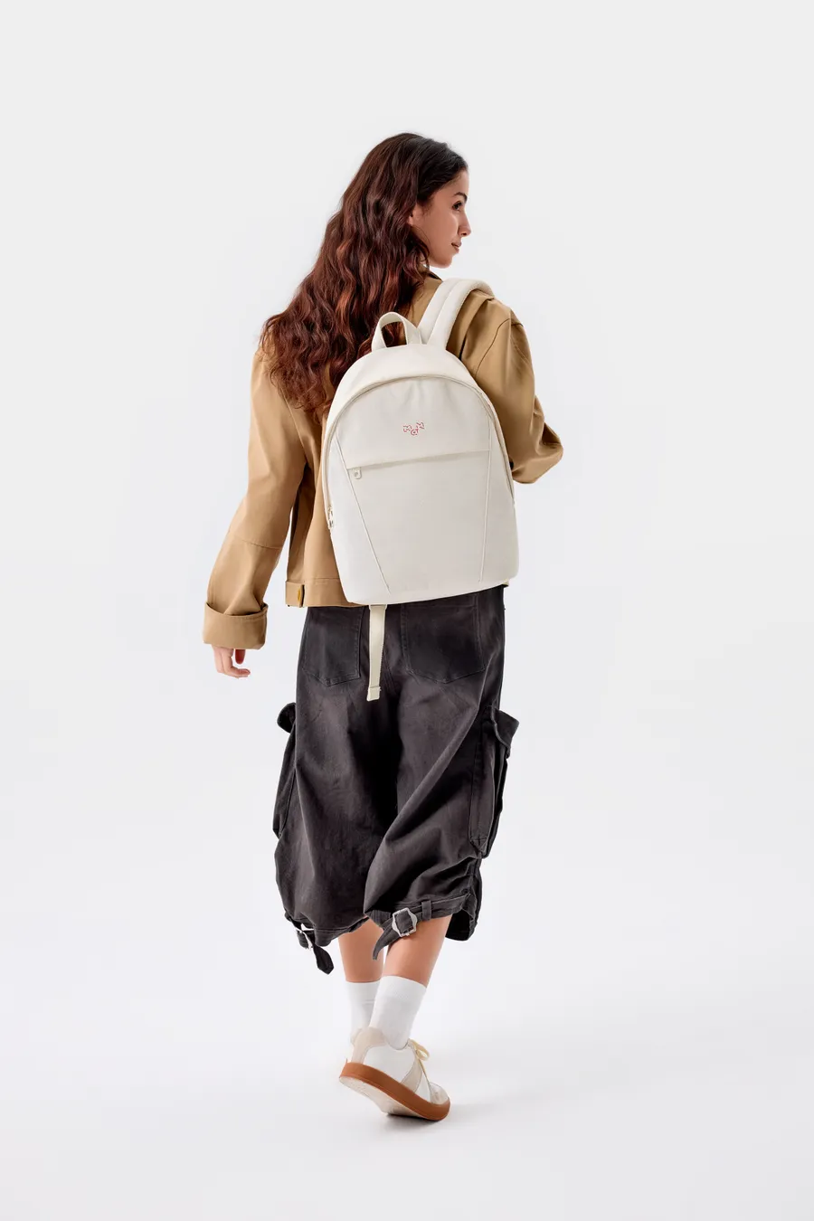 A model wearing a MaH bag from the spring/summer 2026 collection
