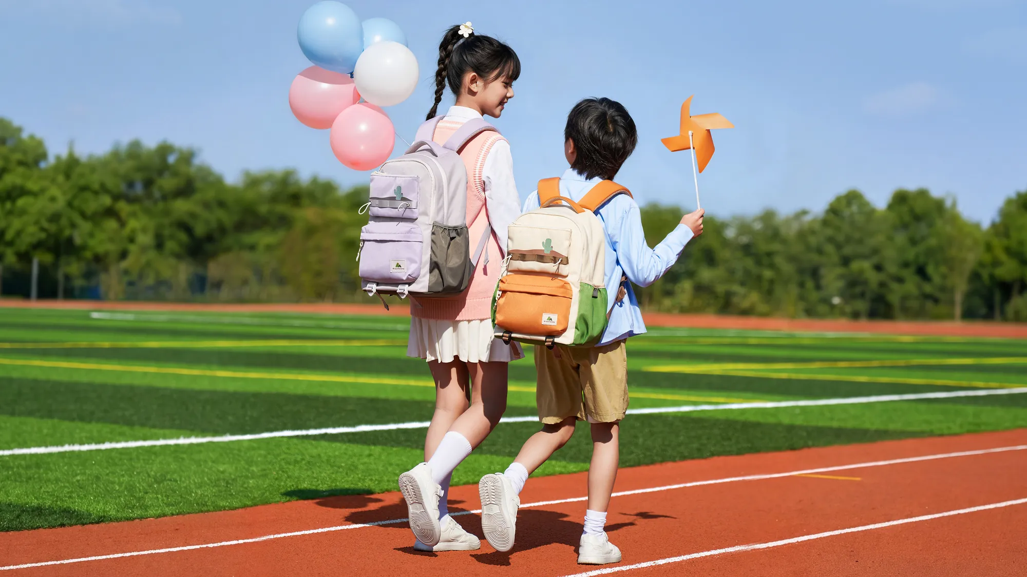 A family day out with Mr.ace Homme Kids backpacks
